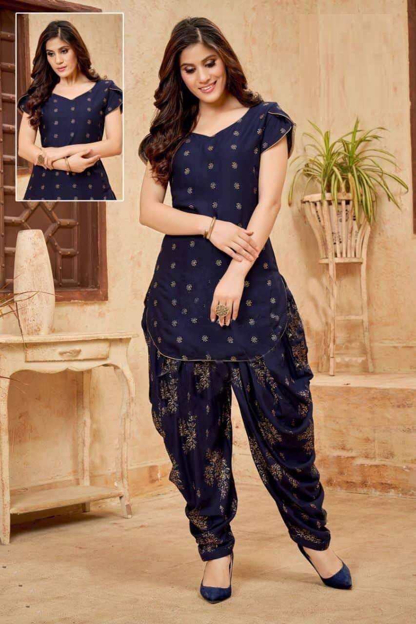 Hasti 2 Casual Wear Wholesale Kurti With Bottom Patiyala Suits - The Ethnic  World