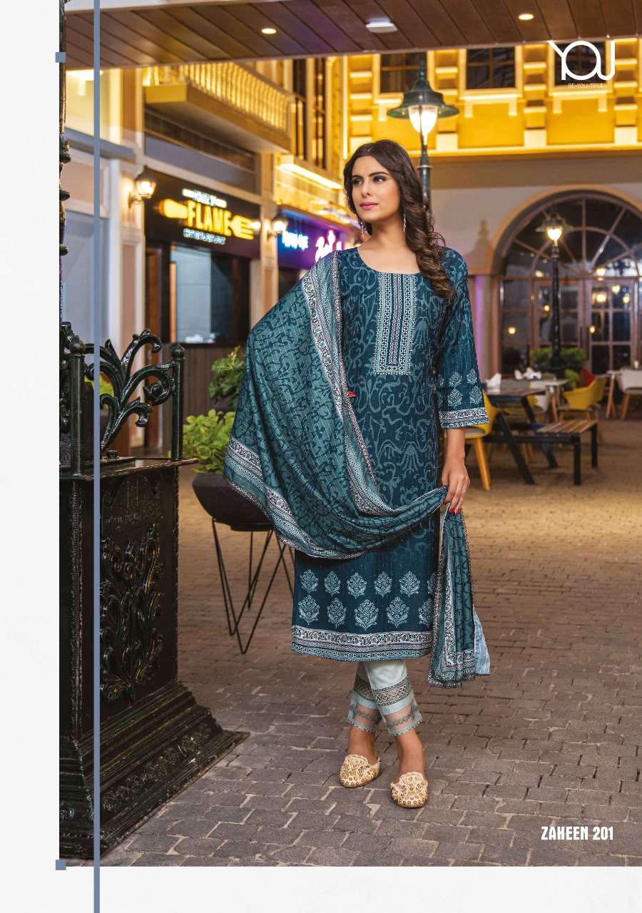 Wanna Present Product Zaheen 2 Super Fancy Digital Kurti With Pant & Digital Dupatta On Wholesale