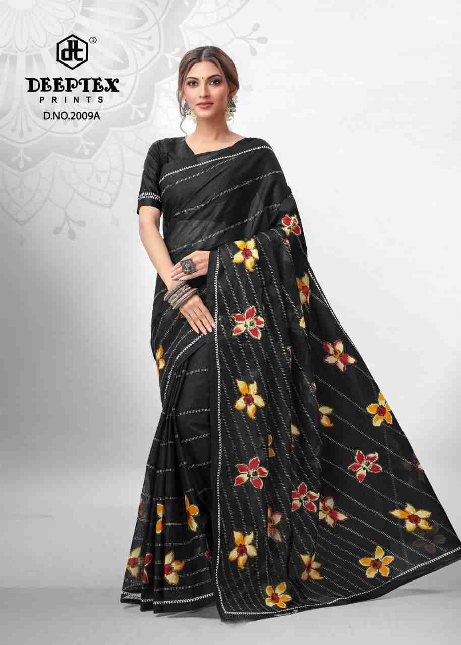  Deeptex Mother Queen Saree Vol-2 Pure Cotton Printed Saree On Wholesale