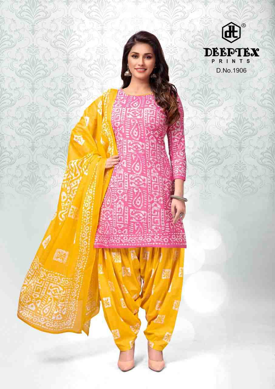 Deeptex Print Batik Plus Vol-19 Pure Cotton Dress Material On Wholesale