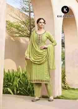 Kalarang Mangalya Silk Designer Dress Material On Wholesale