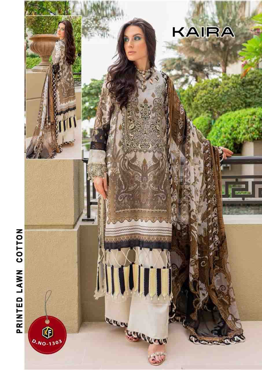 Keval Fab Kaira Luxury Lawn Vol-13 Lawn Cotton Dress Material On Wholesale