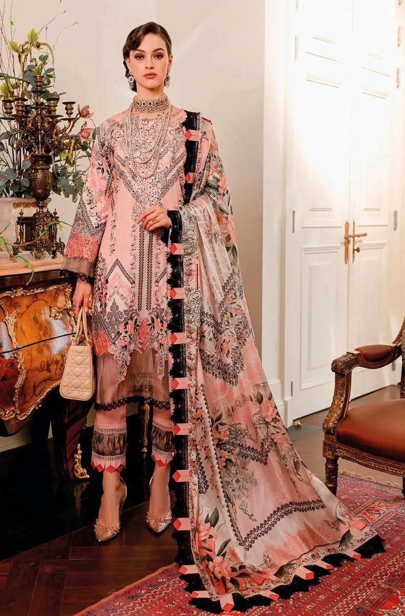  Deepsy Firdous Solitaire 3 Pure Cotton with Patch Embroidery Designer Pakistani Suit On Wholesale