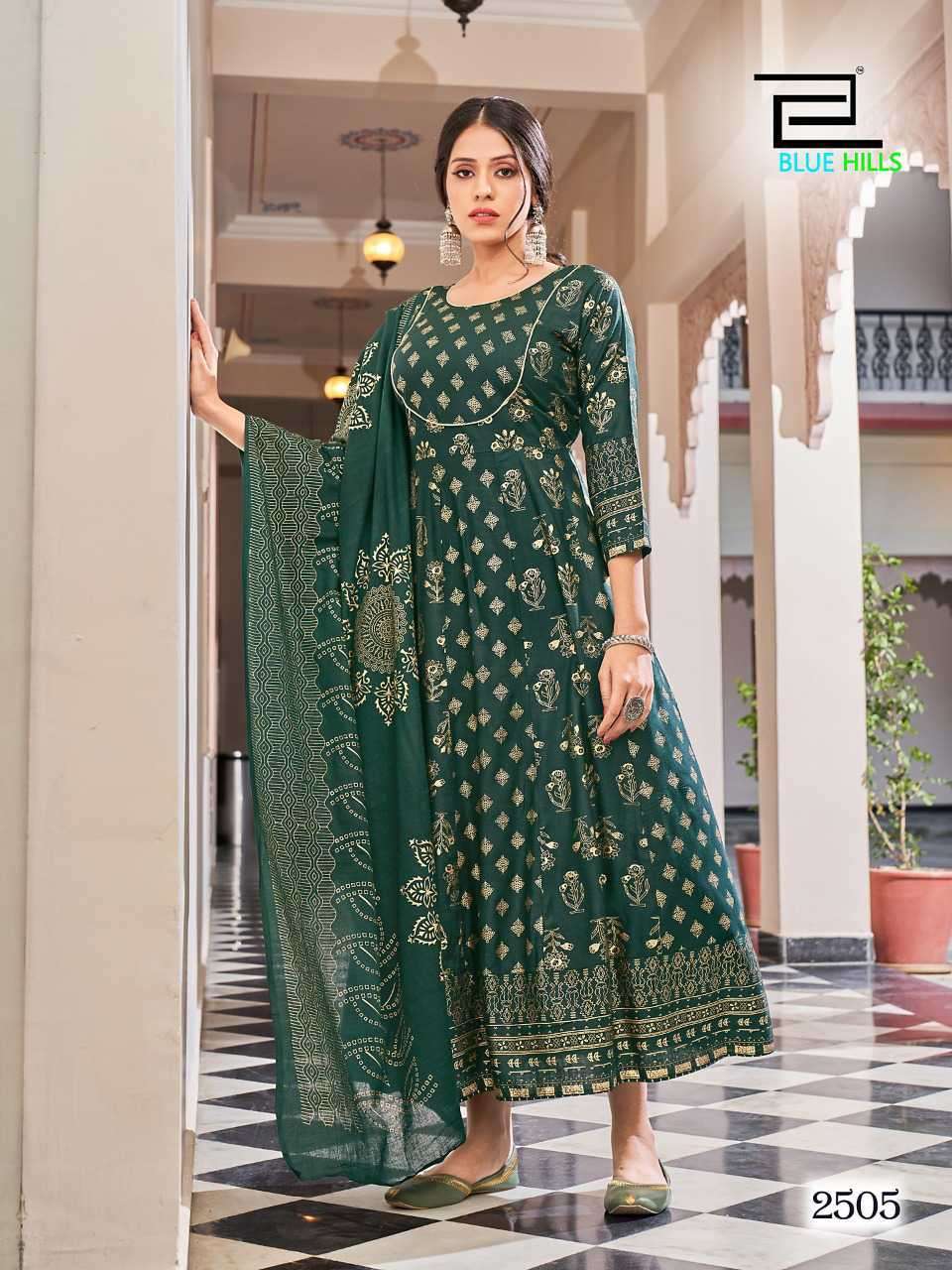 Blue Hills Glamour Vol 25 Rayon 14 kg Foil Print On Wholesale