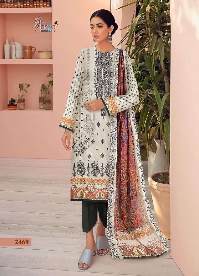 Shree Fabs Bin Saeed pure Lawn Print With Exclusive Heavy Self Embroidery On Wholesale