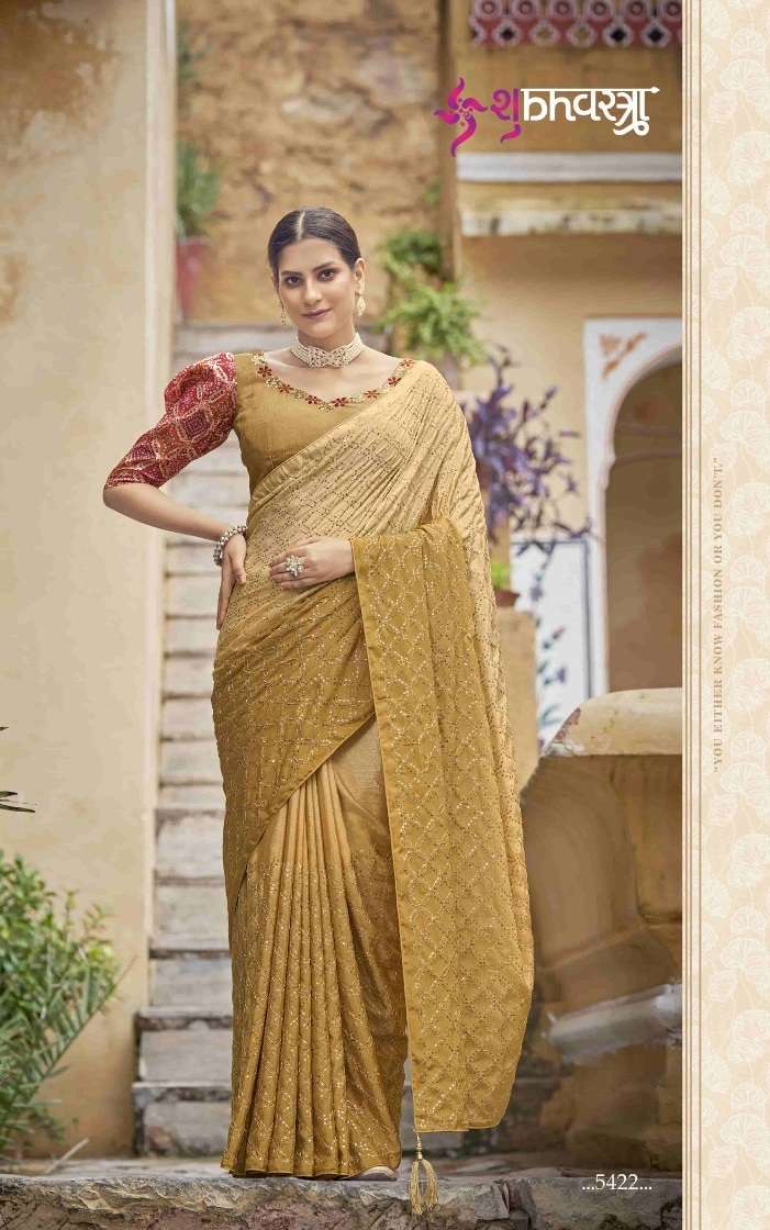 Shubhkala Cocktail Vol-2 Exclusive Embroidered Saree On Wholesale