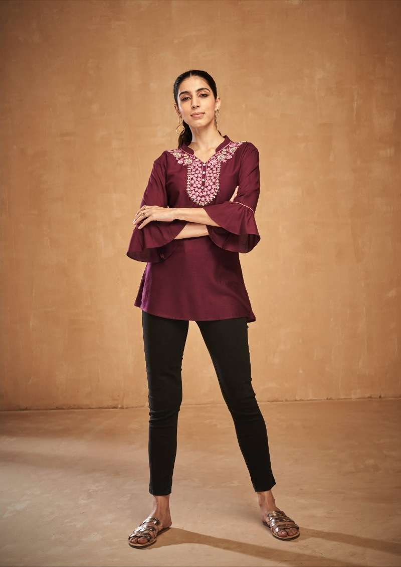 Vamika Nx Anokhi Western Ladies Top On Wholesale
