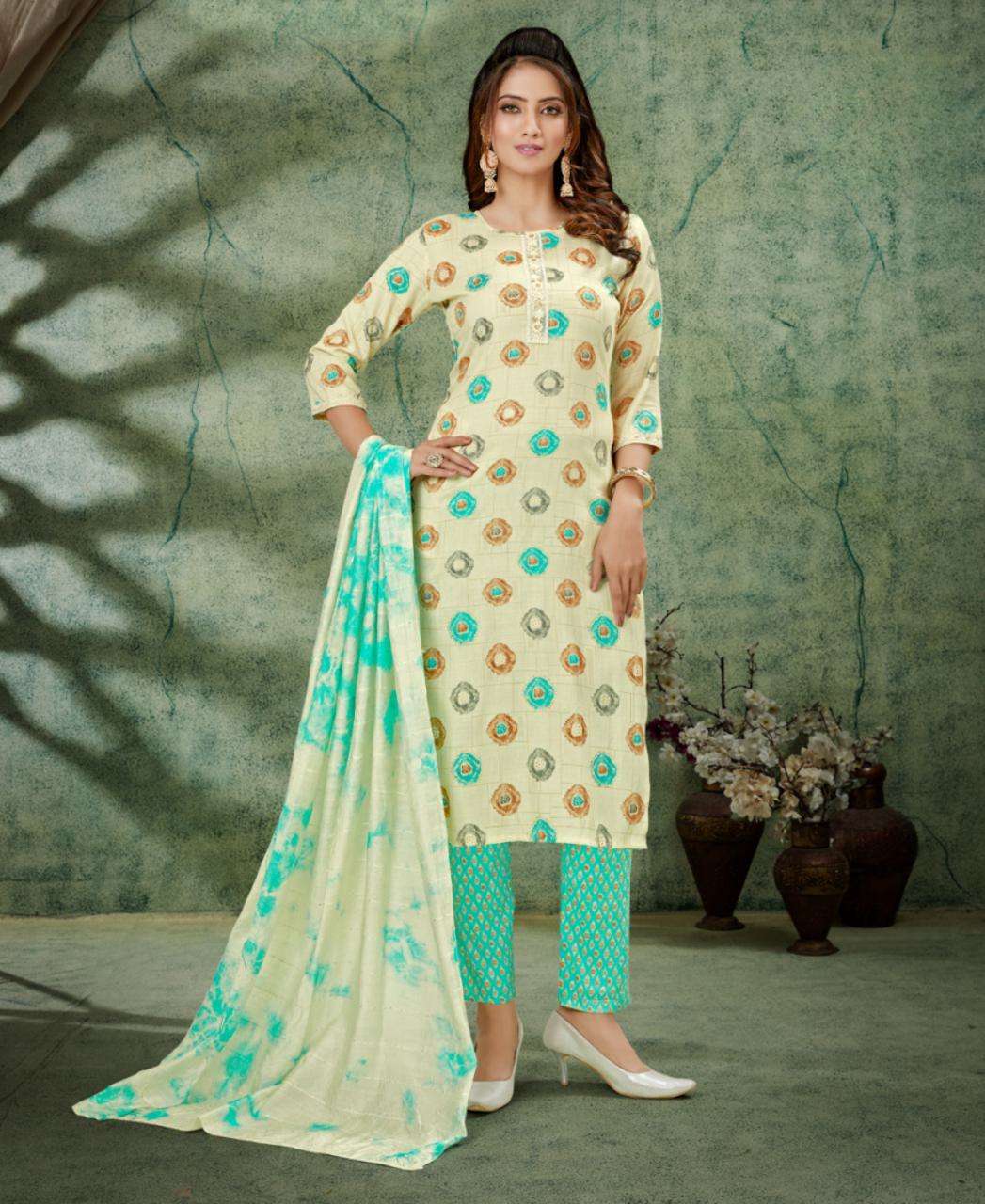 Sabella vol 23 capsule print kurti