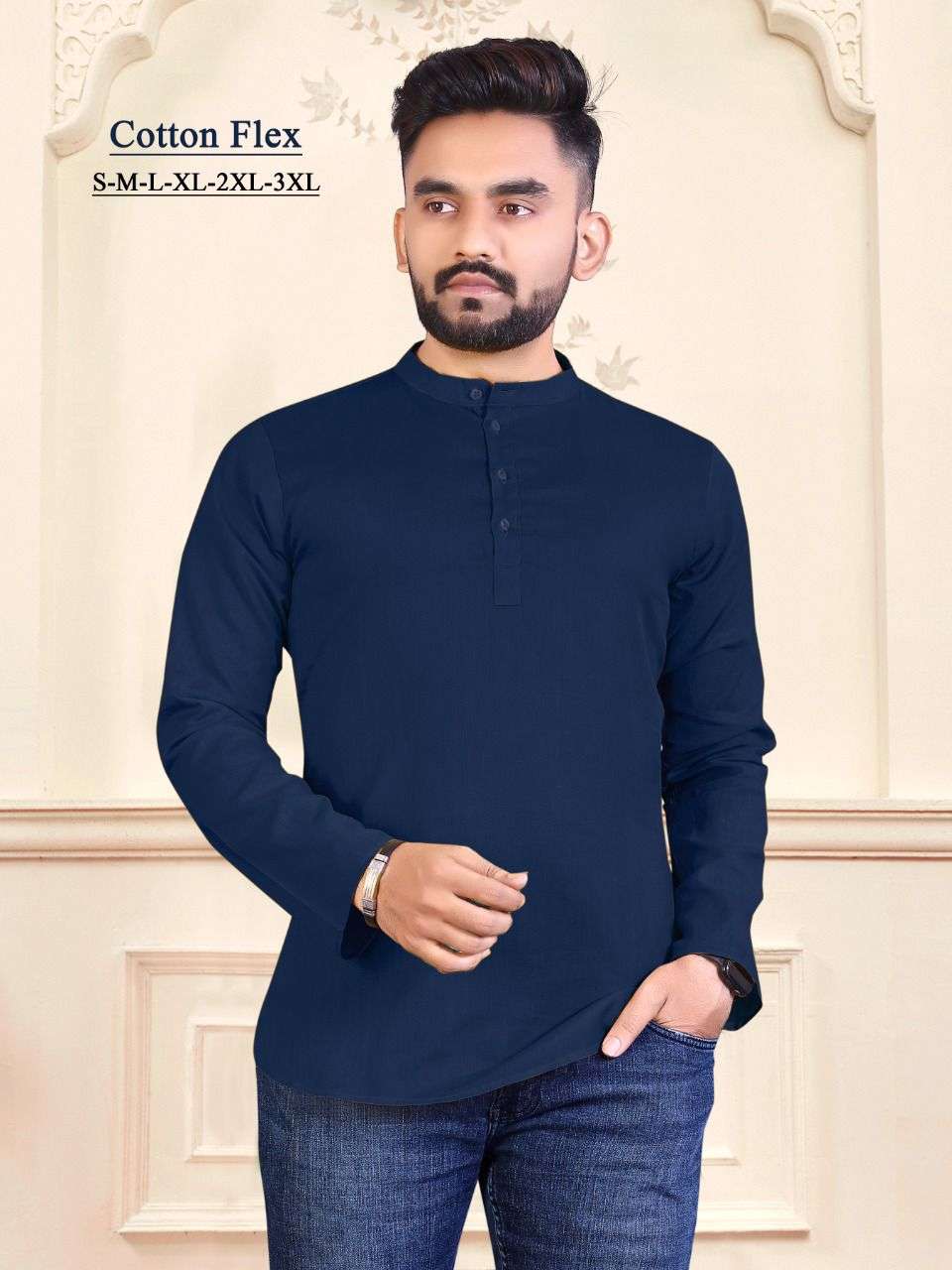 Mens short kurta sabella 7801 wholesale 8 colors 