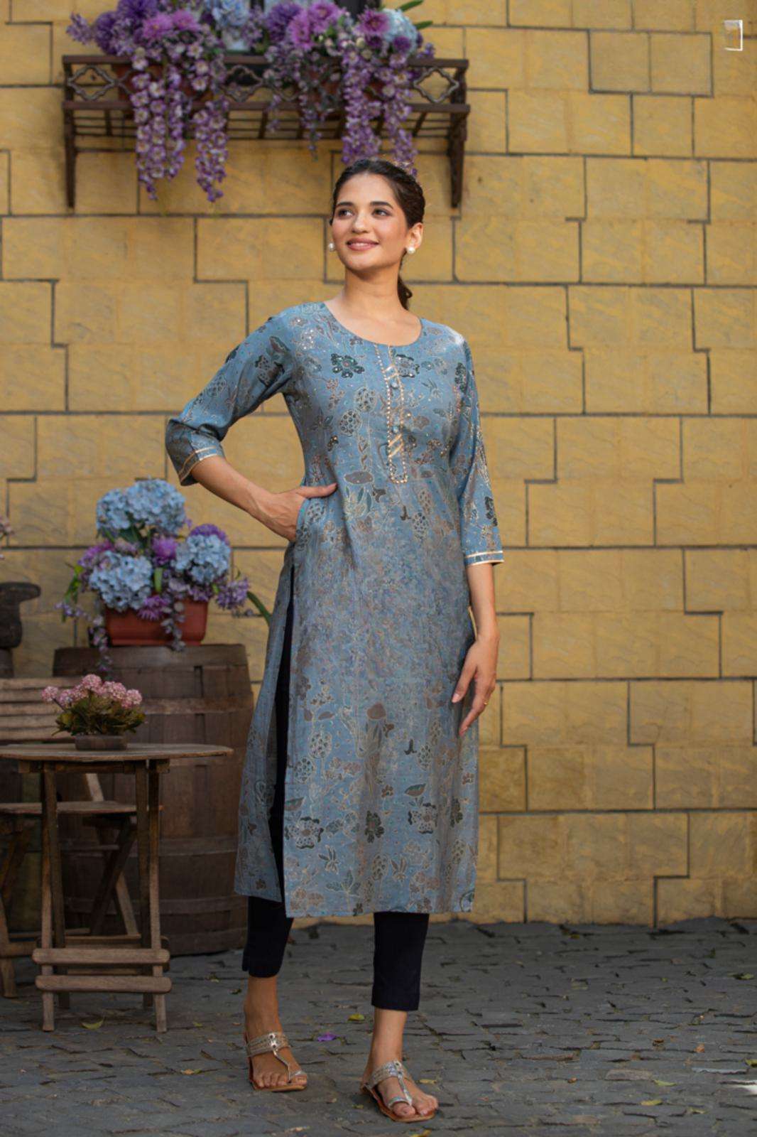 Rayon Printed Kurti catalogue 