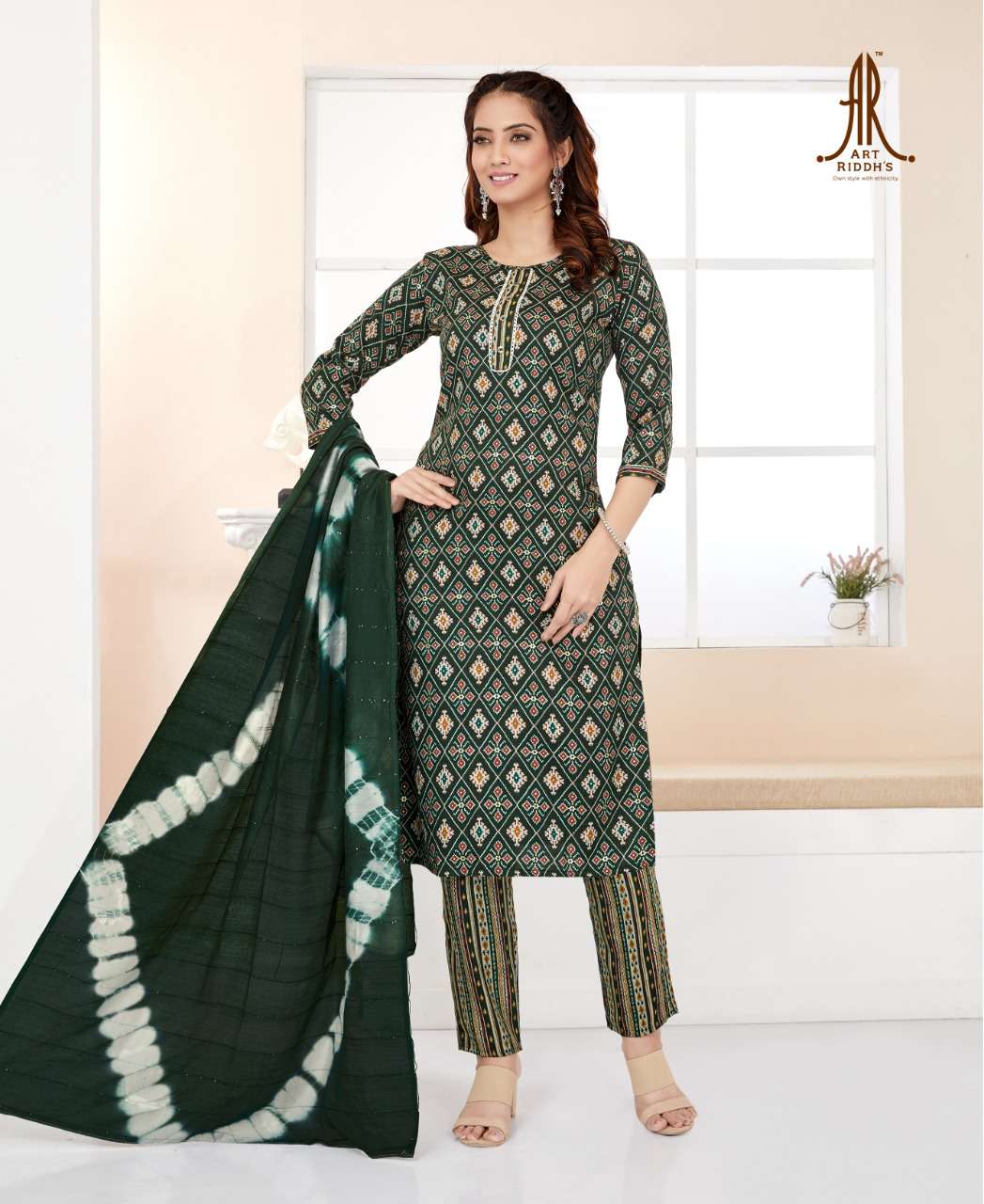 ARTRIDDH CAPSULE PRINT Navy Blue Kurti Wholesale catalog