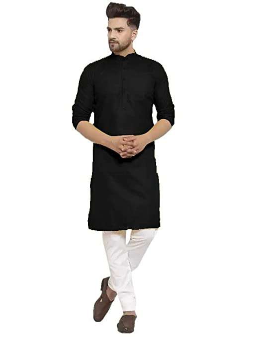 Black mens Kurta Wholesale catalog