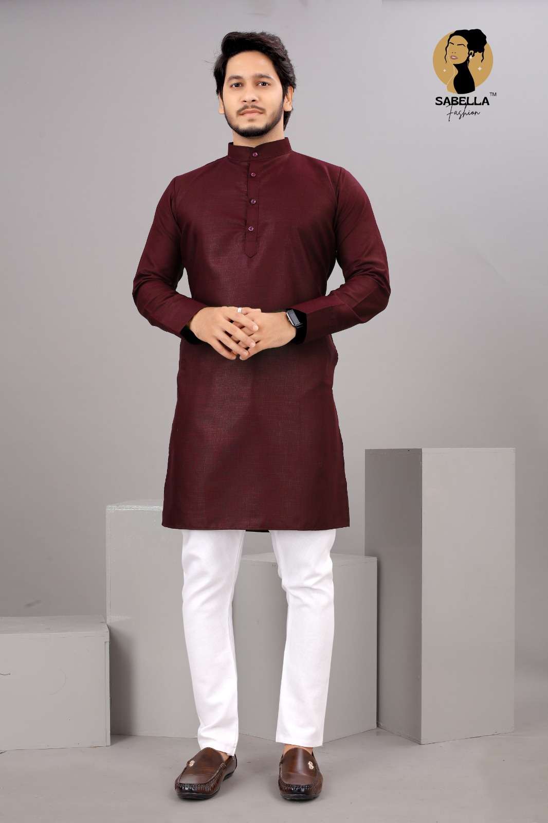 Coffee Mens Kurta Wholesale catalog