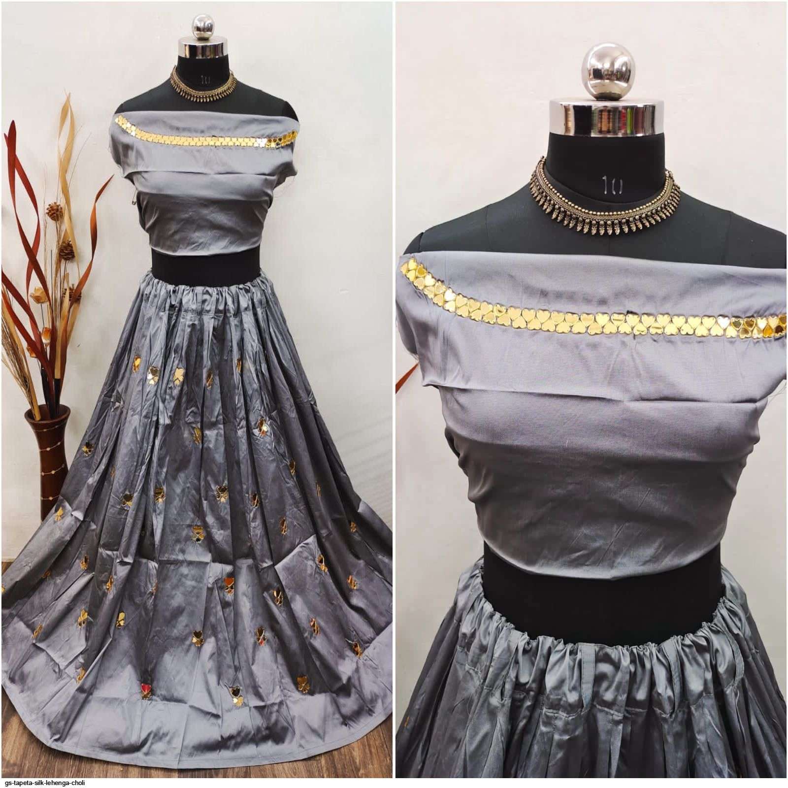 GS TAPETA SILK LEHENGA CHOLI D Wholesale catalog