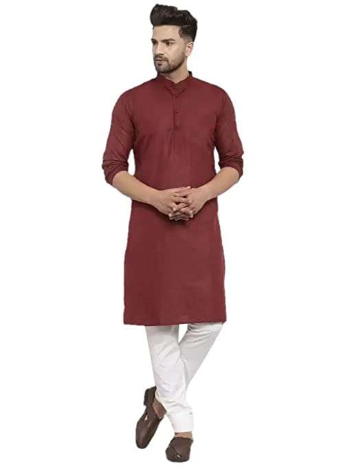 Maroon Mens Kurta Wholesale catalog