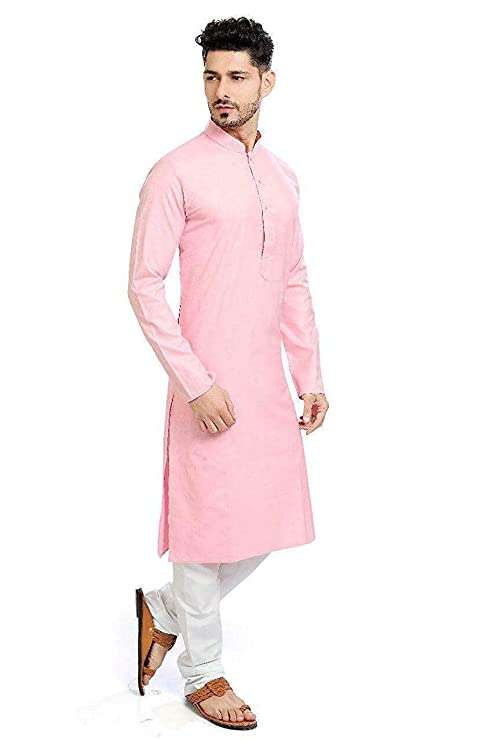 Pink Mens Kurta Wholesale catalog
