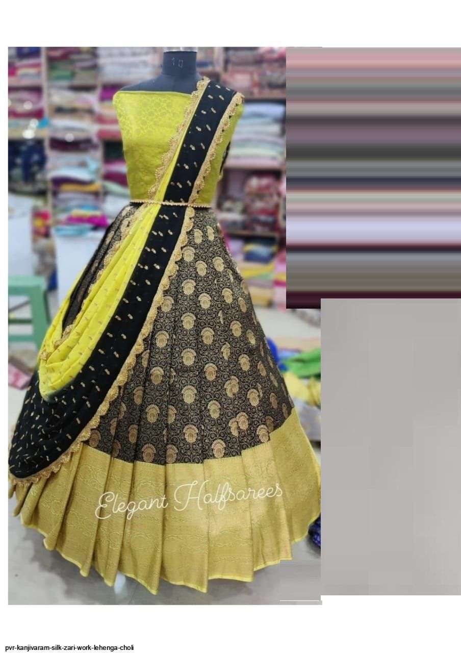 PVR KANJIVARAM SILK ZARI WORK LEHENGA CHOLI A Wholesale catalog