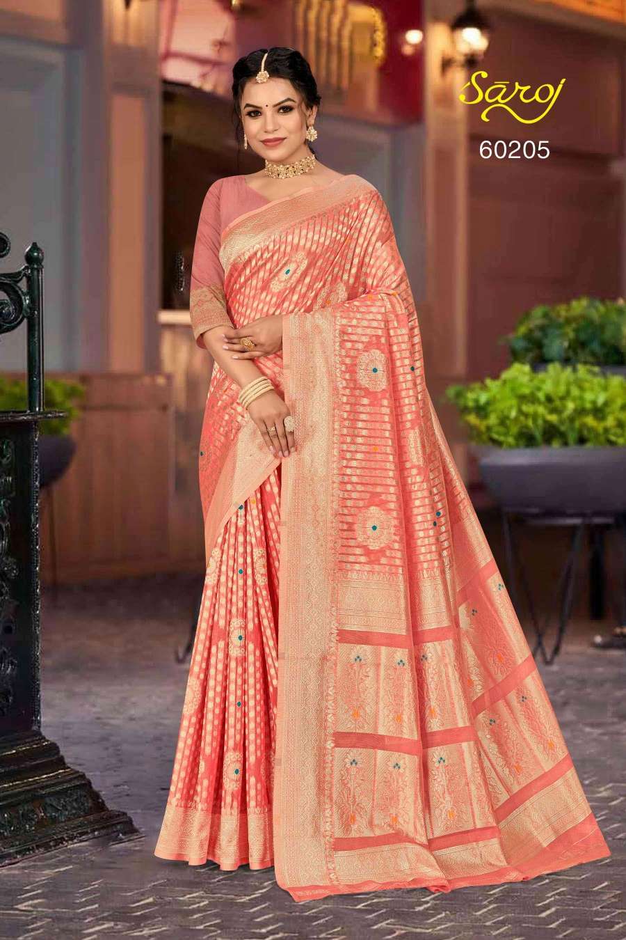 Saroj Kanakdhara Vol 1 Festive Cotton Saree Wholesale catalog