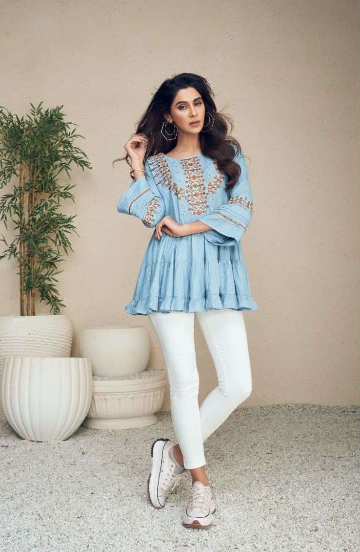 TUNIC COLLECTION MEERAKI Kurti Wholesale catalog