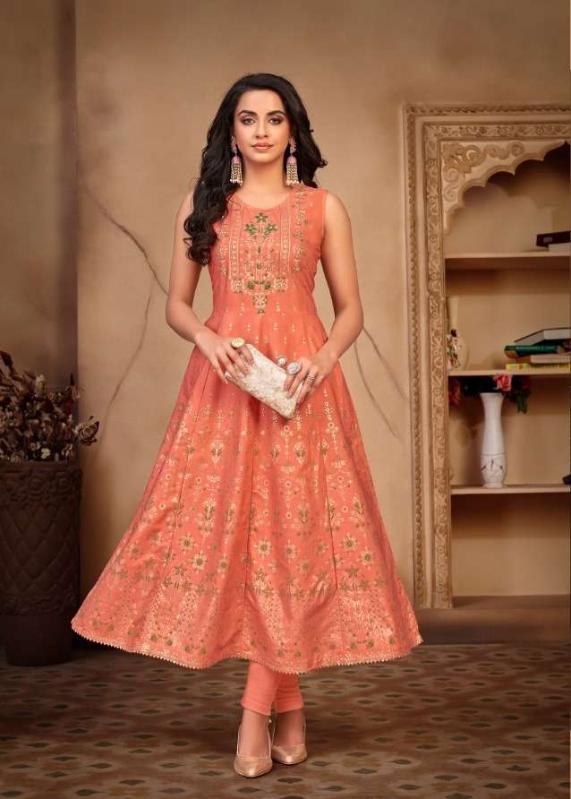 TUNIC HOUSE PANKHUDI-ANNARKALI Kurti Wholesale catalog