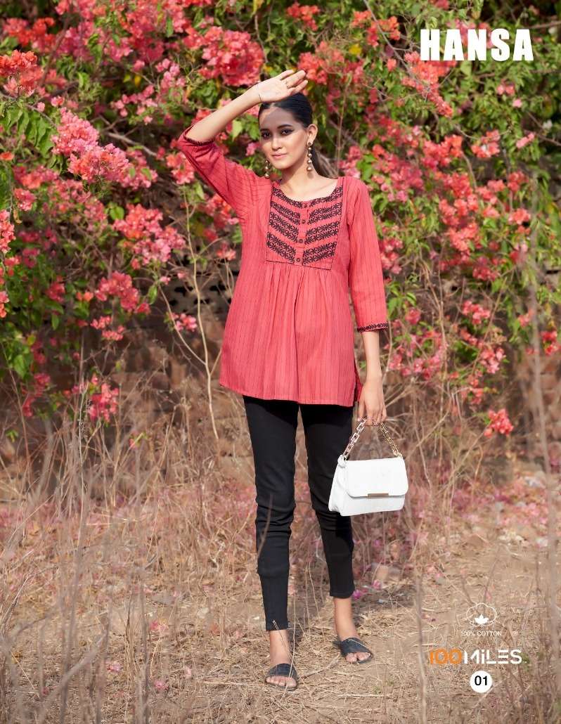 100MILES HANSA Kurti Top Wholesale catalog