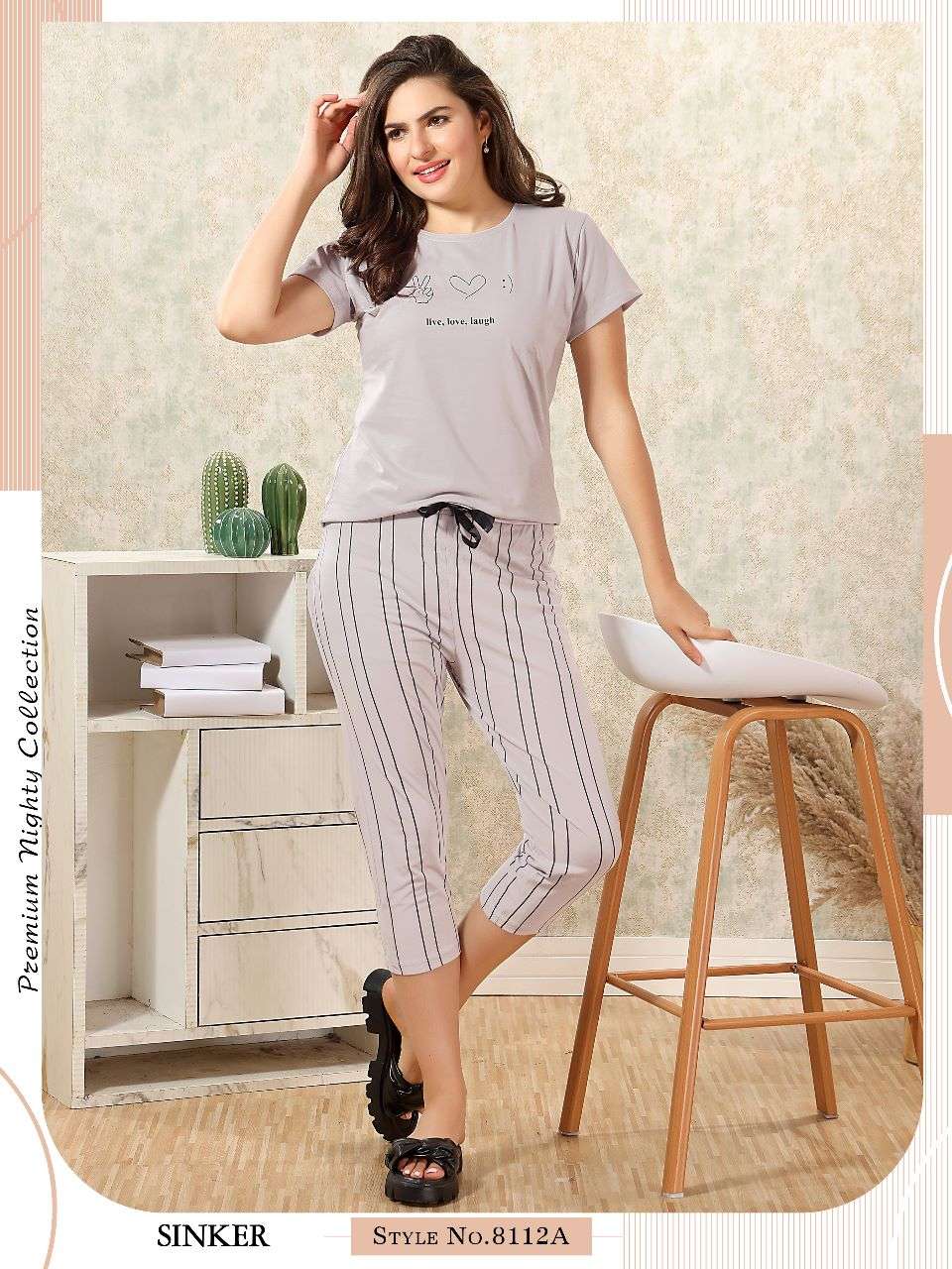 Capry sinker hosiery vol-10 Night Suites Wholesale catalog