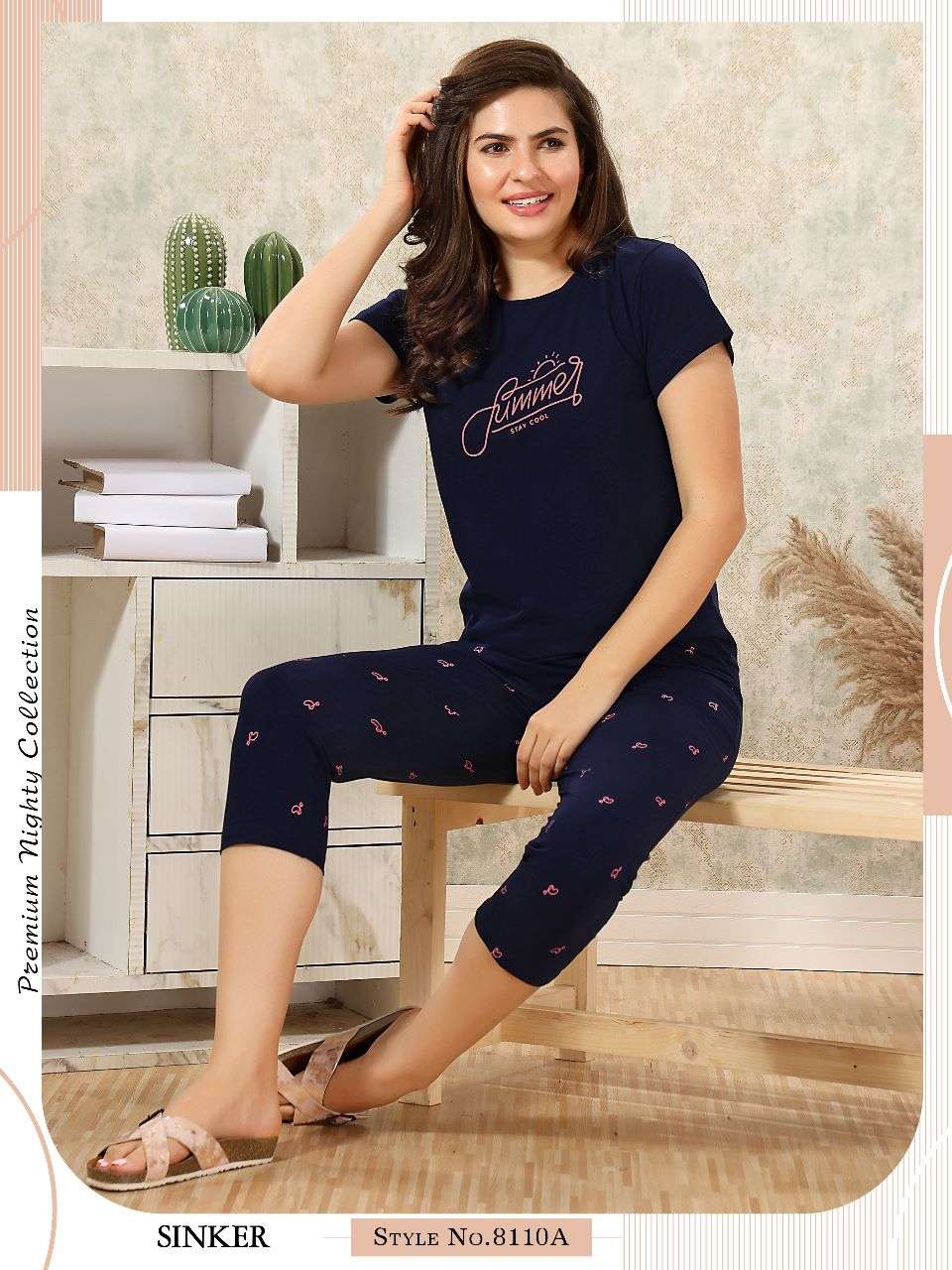 Capry sinker hosiery vol-3 Night Suites Wholesale catalog
