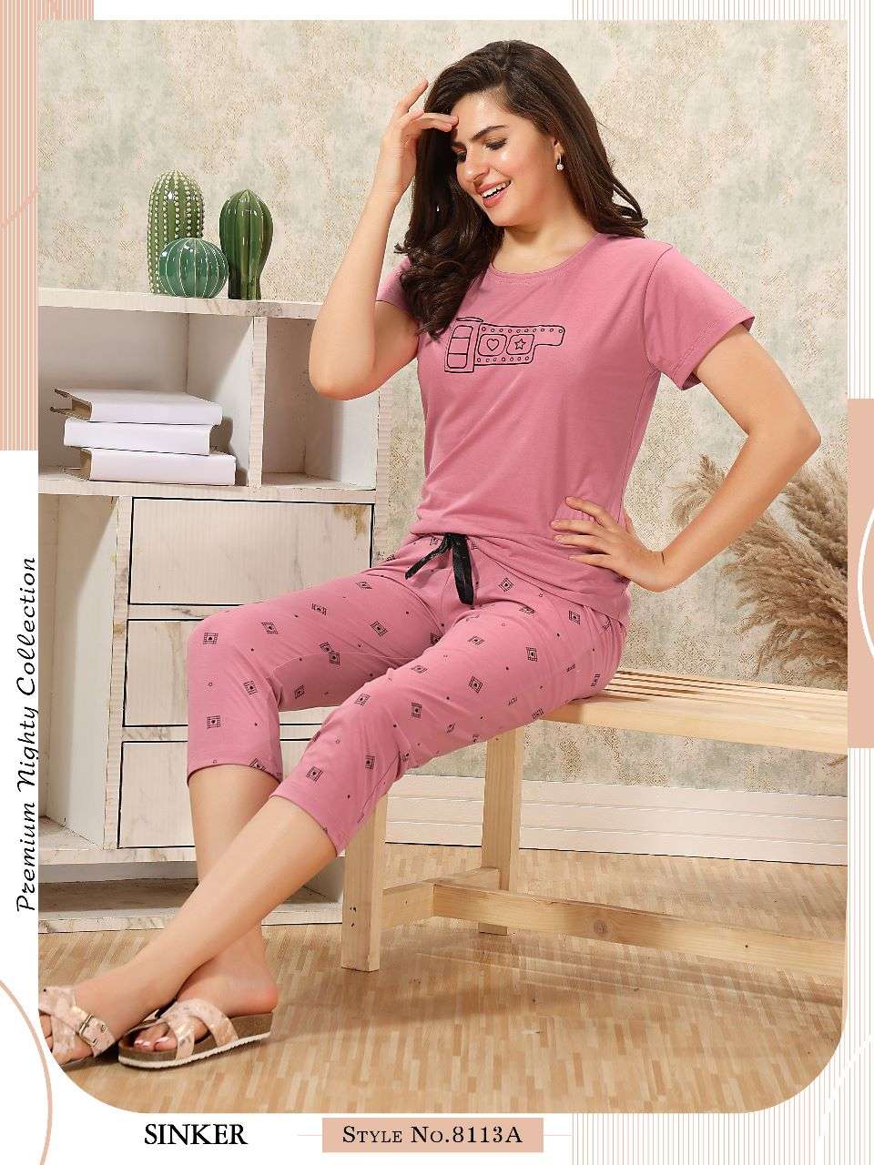 Capry sinker hosiery vol-4 Night Suites Wholesale catalog