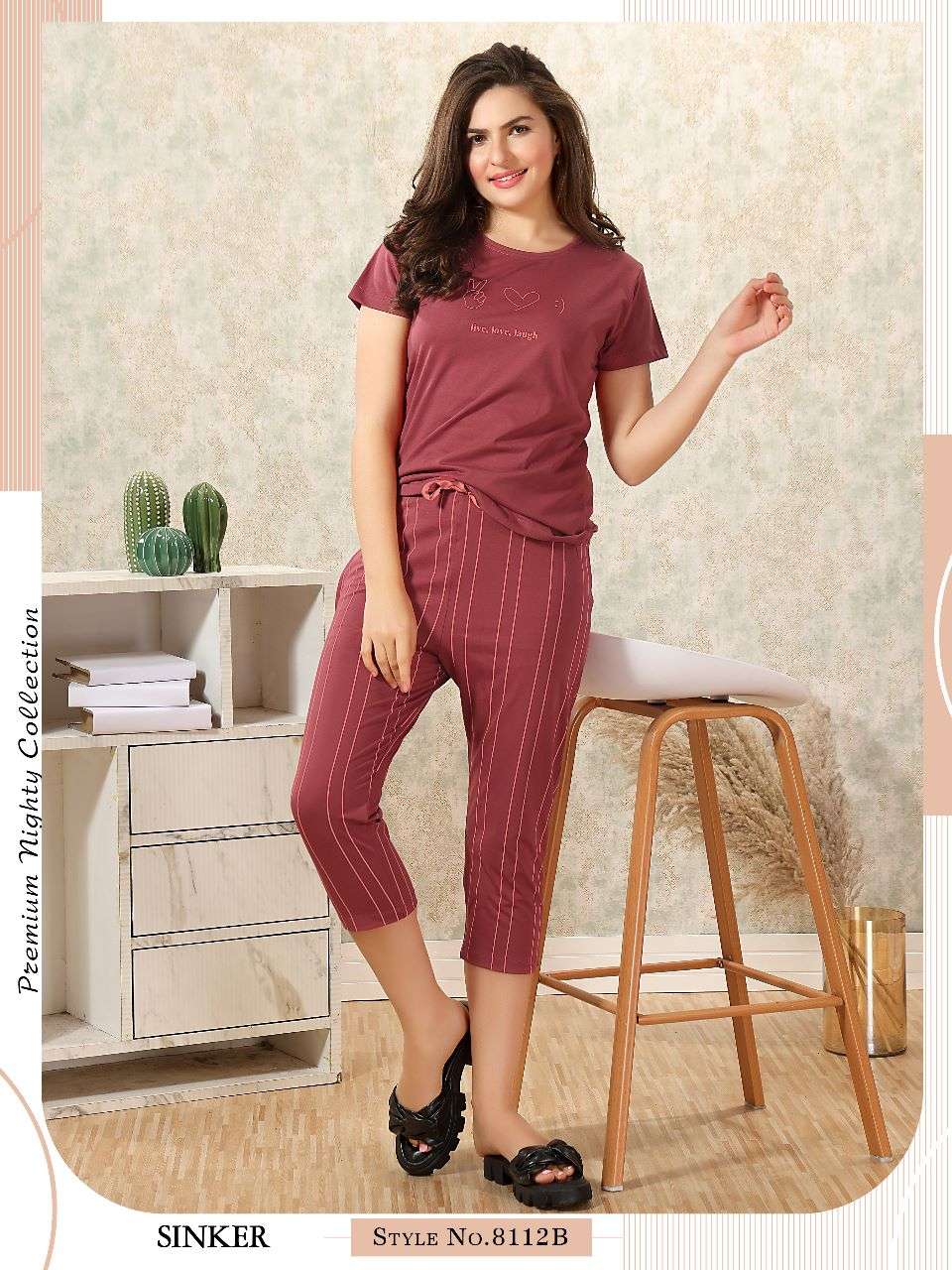 Capry sinker hosiery vol-6 Night Suites Wholesale catalog