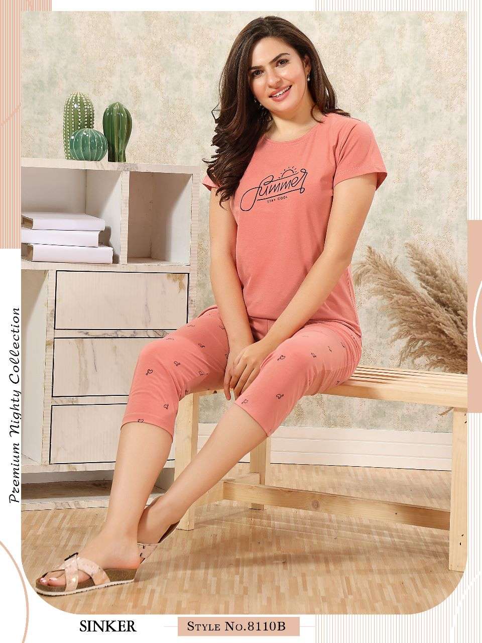 Capry sinker hosiery vol-8 Night Suites Wholesale catalog