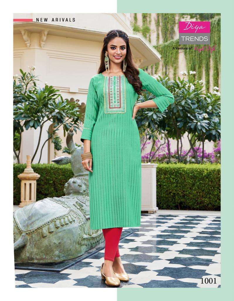 Diya Trends Eternal Vol 1 Kurti Wholesale catalog