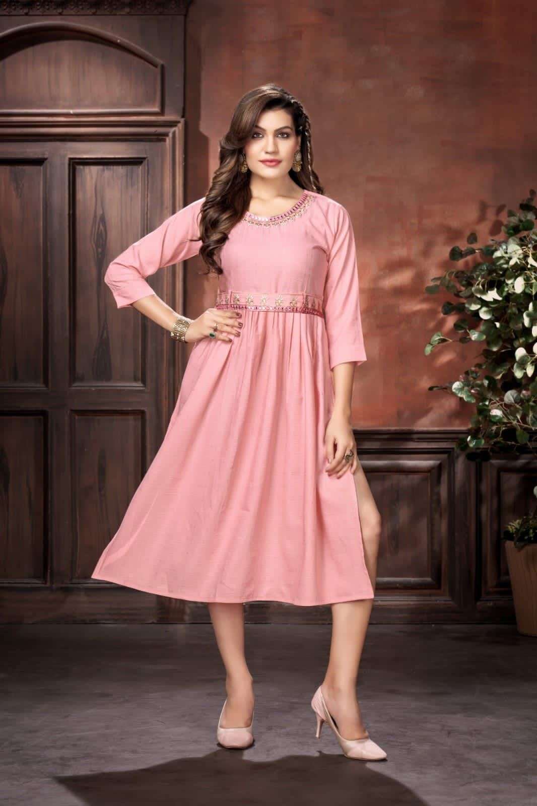 HIRWA Sneha RAYON  Kurti Wholesale catalog