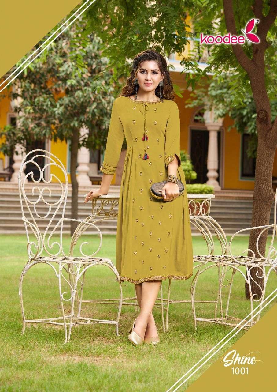 KOODEE Shine Kurti Wolesale catalog