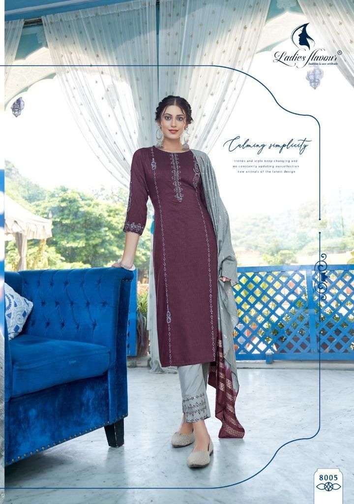 Ladies Flavour Aarohi Vol 8 Kurti Wholesale catalog