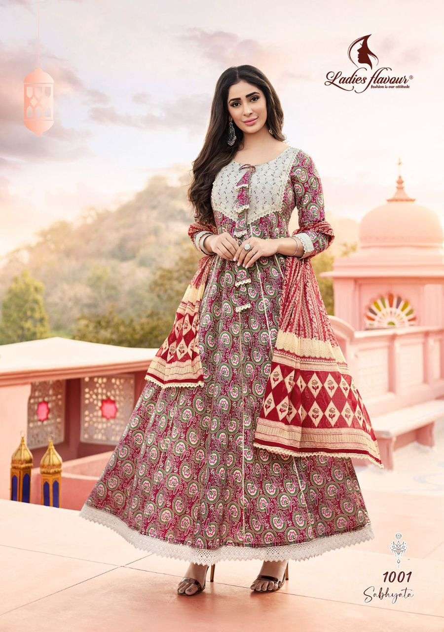 Ladies Flavour Sabhyata Kurti Wholesale catalog