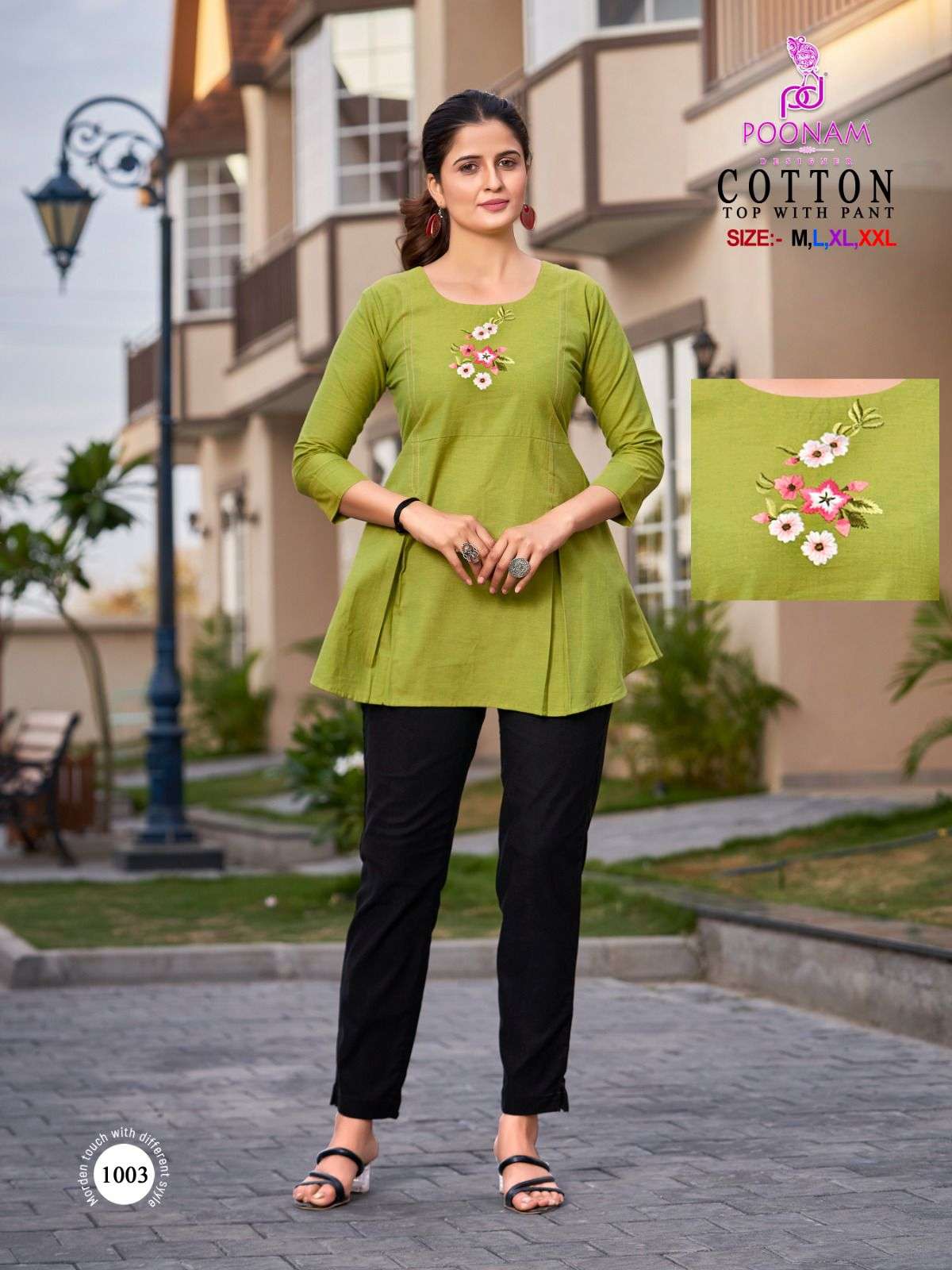 POONAM DESIGNER COTTON Kurti Wholesale catalog