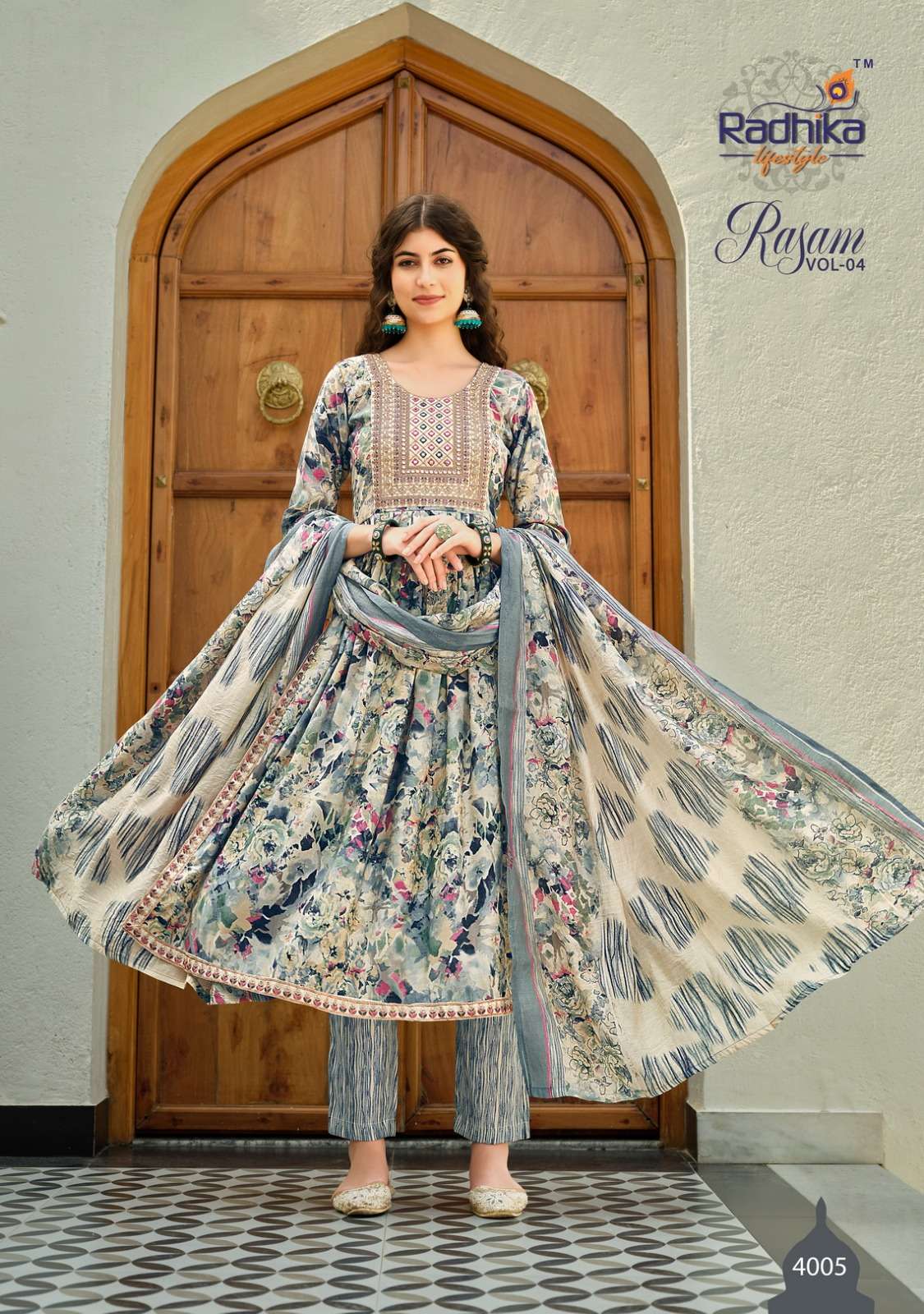RADHIKA RASAM vol - 4 NAYRA CUT GOWN  Wholesale catalog