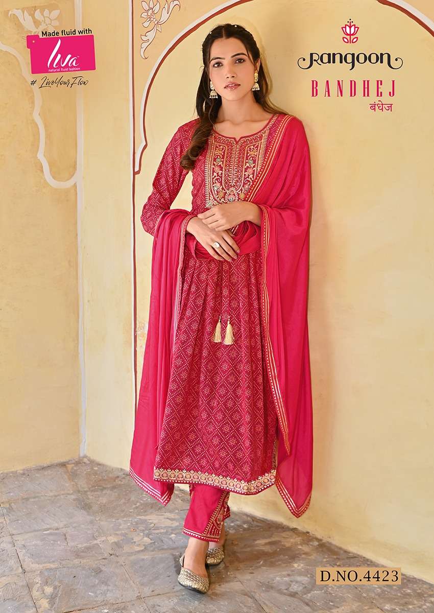 Rangoon BANDHEJ 2nd Kurti Wholesale catalog