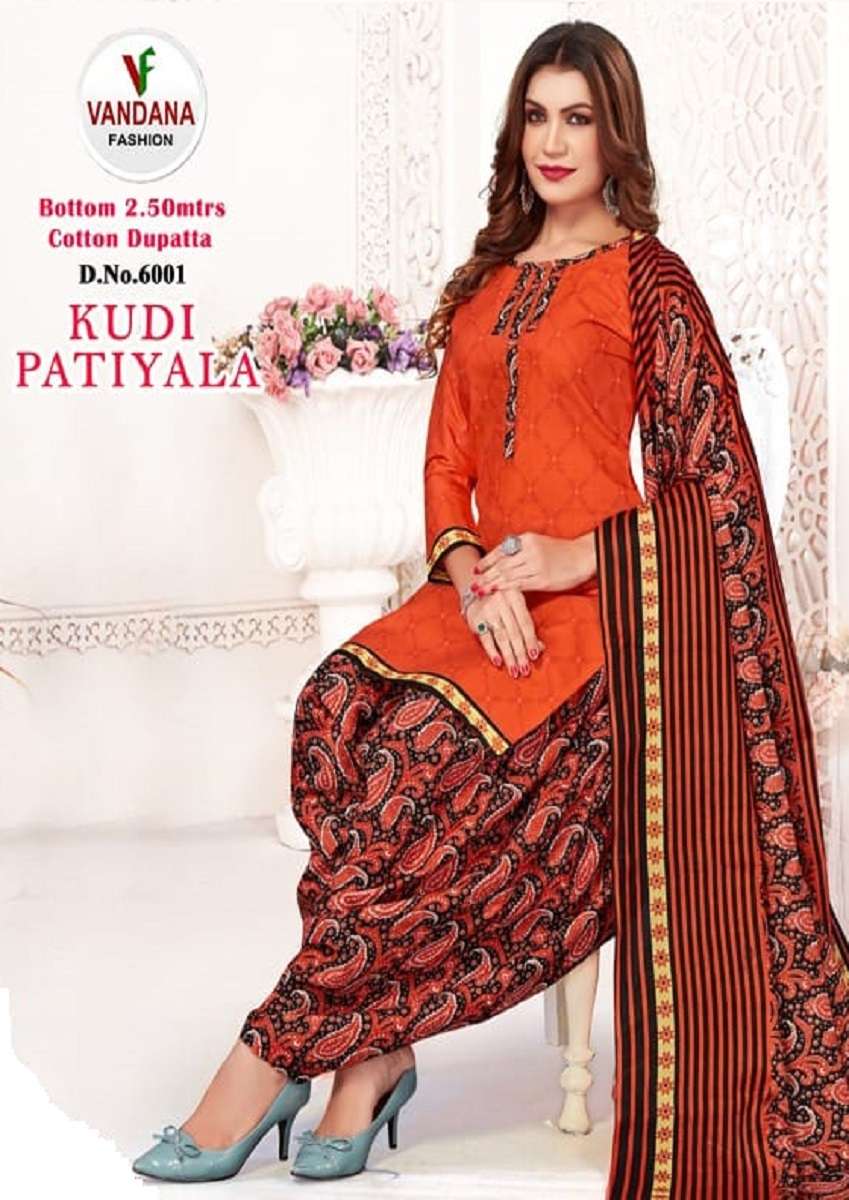 Vandana Patiyala Kudi Vol-6 – Dress Material