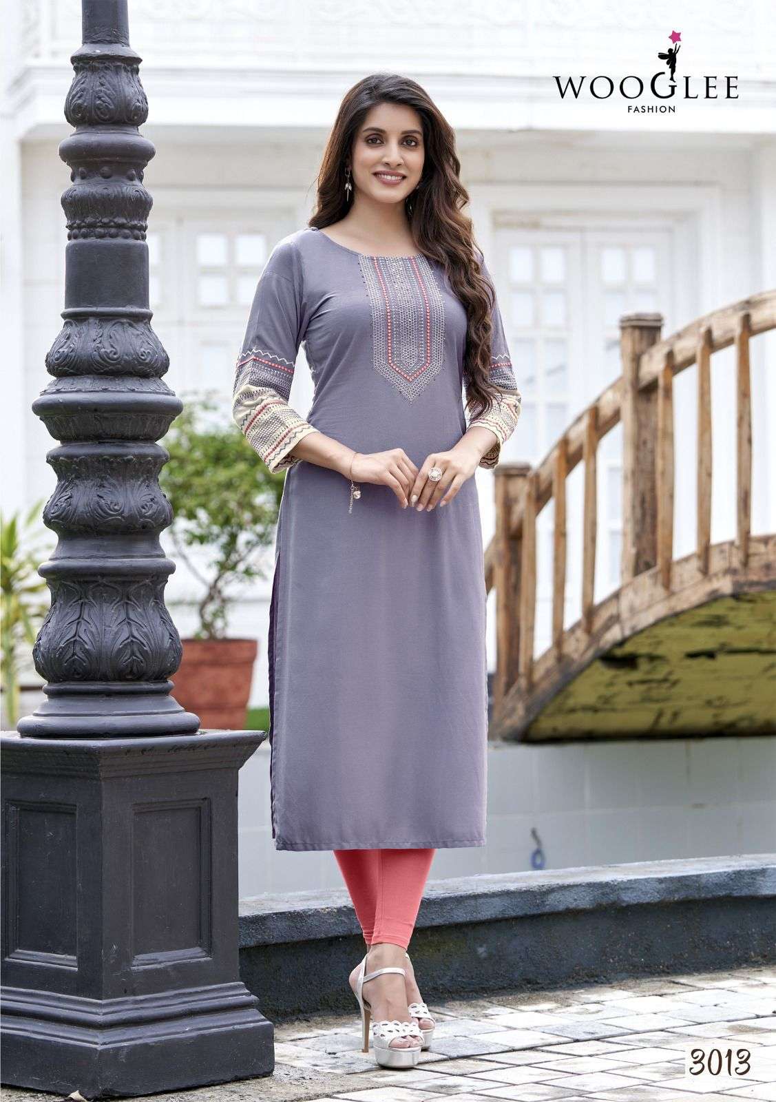 WOOGLEE SALONEE VOL 3 Kurti Wholesale catalog