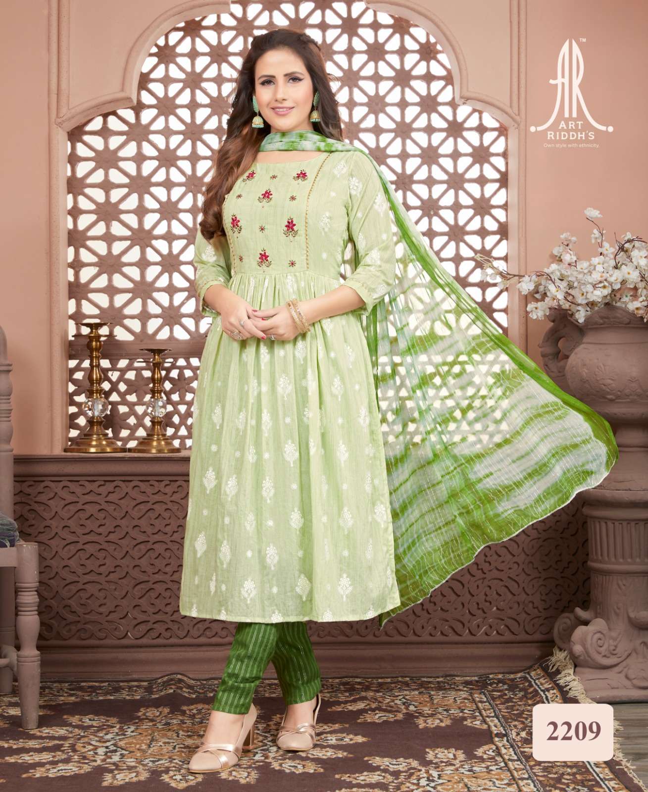 Art Ridh 2209 Nayra cut Kurti Wholesale catalog