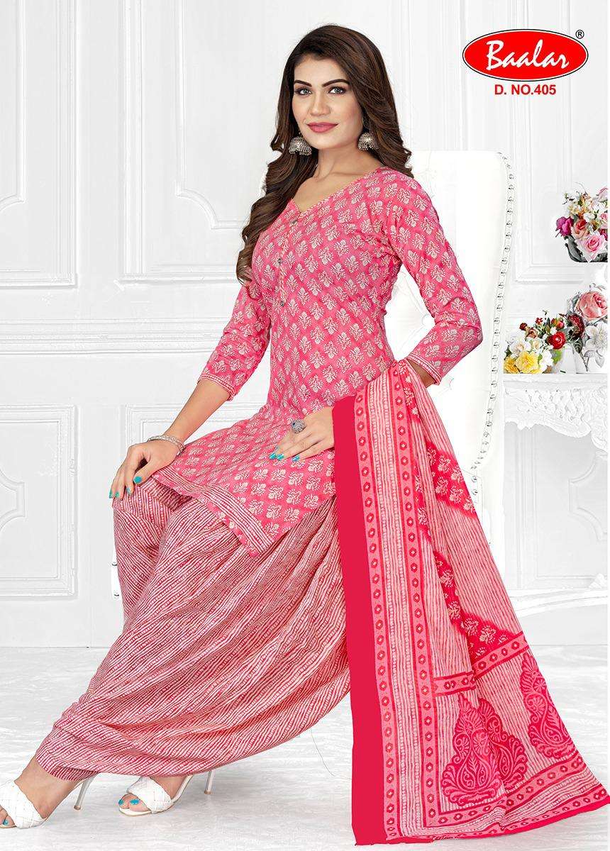 Baalar Crystal Patiyala Vol-4 – Dress Material