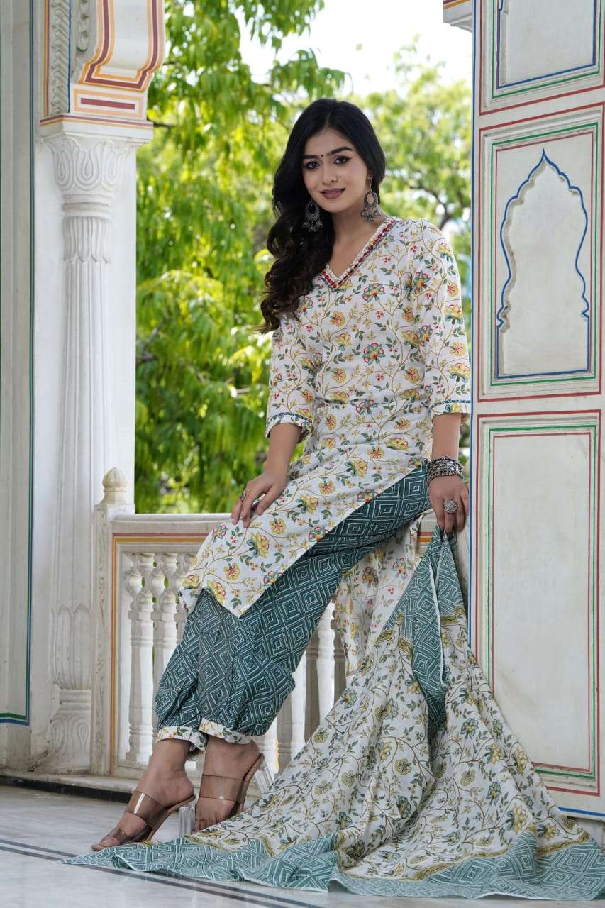 Gray vol-4 cotton Kurti Wholesale catalog