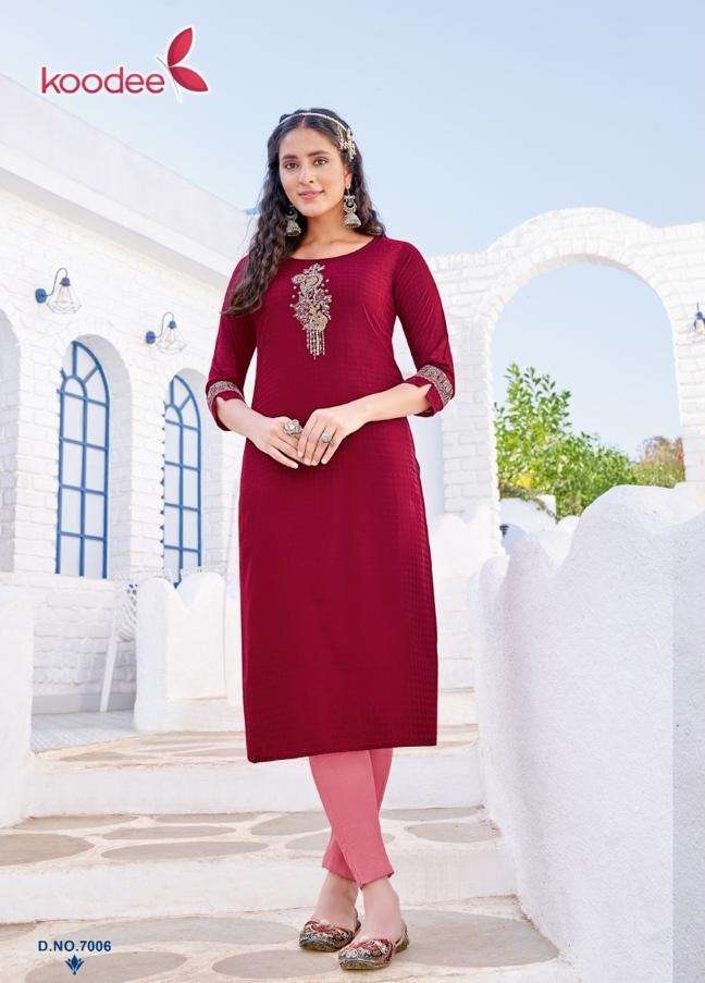 Koodee Raas Vol 1 Festive Designer Long Kurti Wholesale catalog