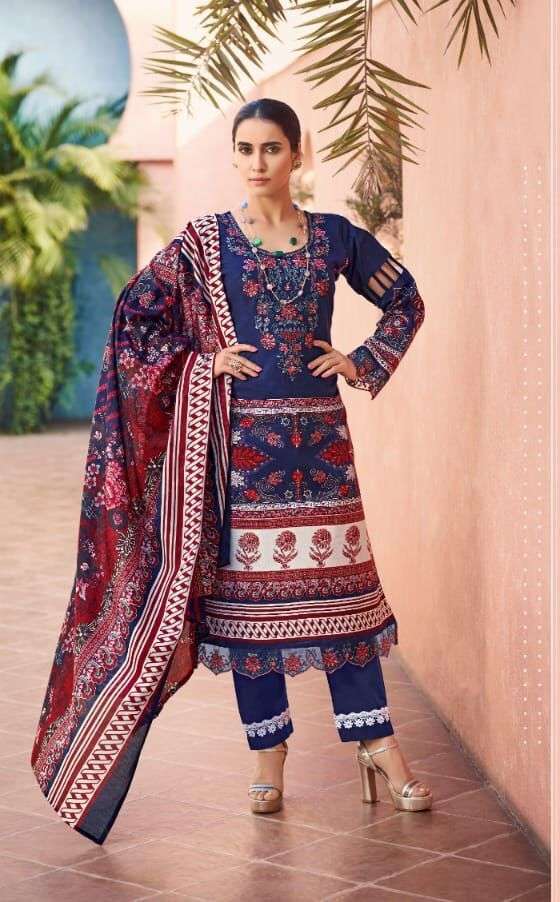 Levisha MAHEFUZ VOL-3 Designer Dress Materials Wholesale catalog