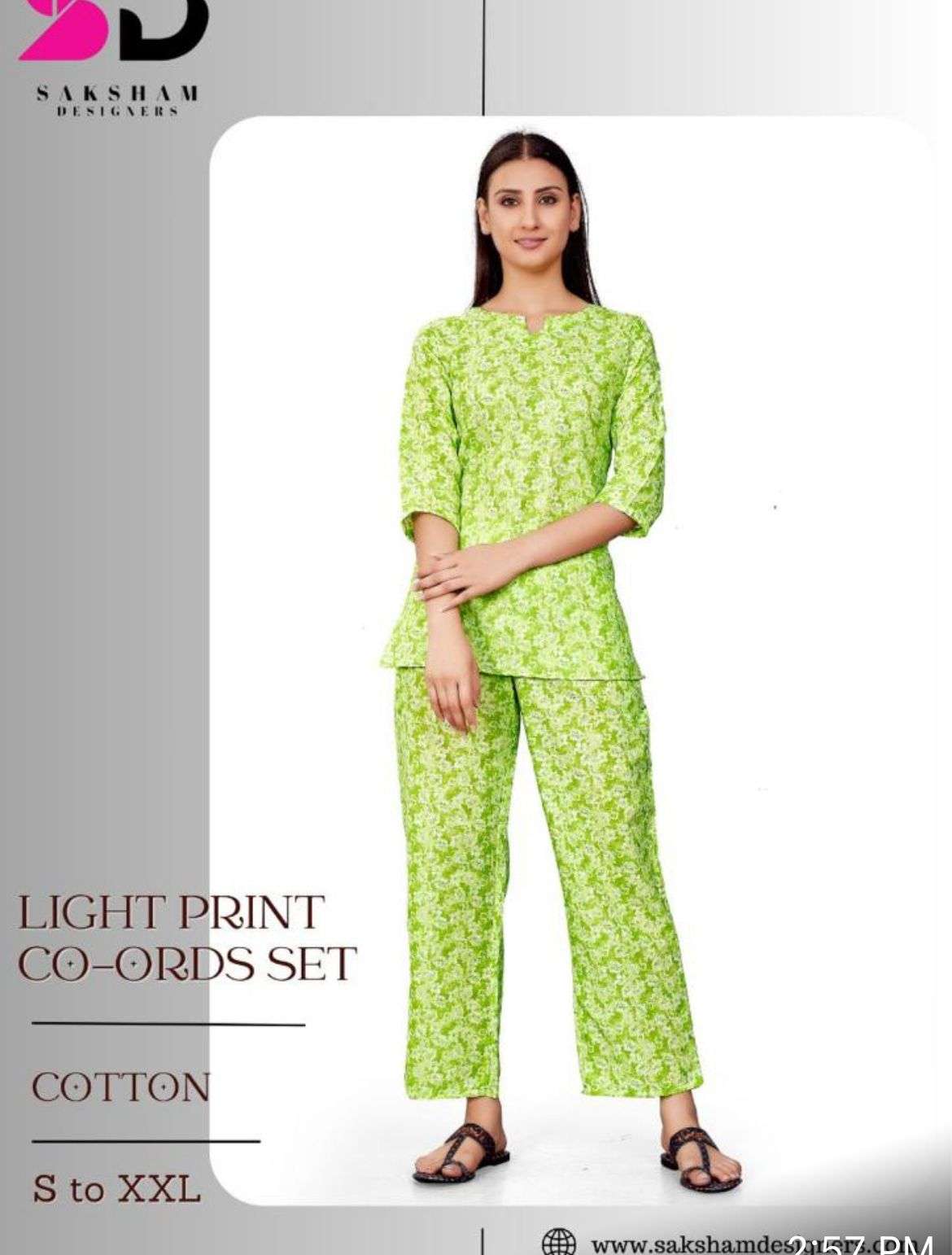 Light print vol - 7 co ord set cotton Wholesale catalog