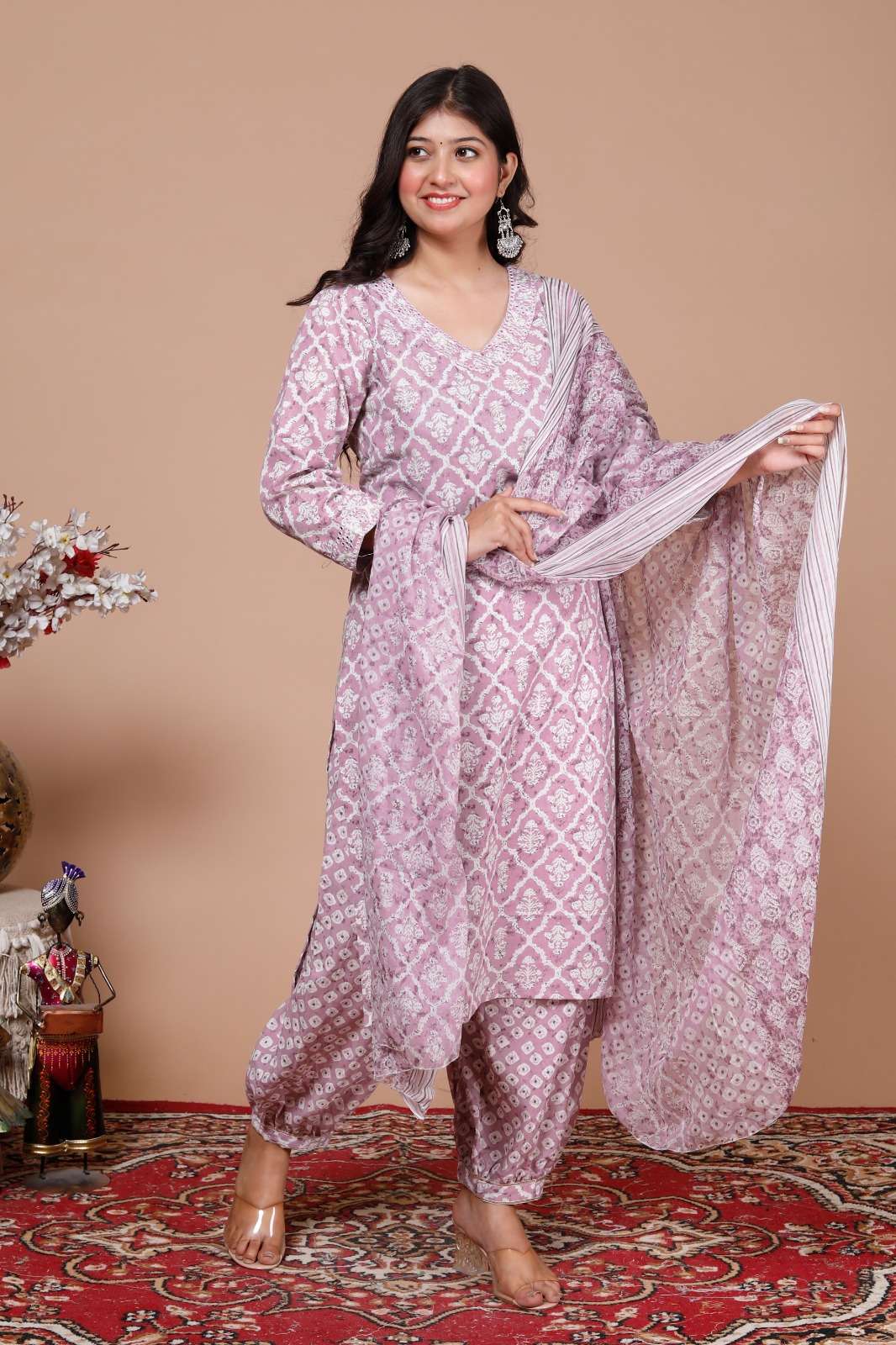 Purple vol-1 Cotton Kurti Wholesale catalog