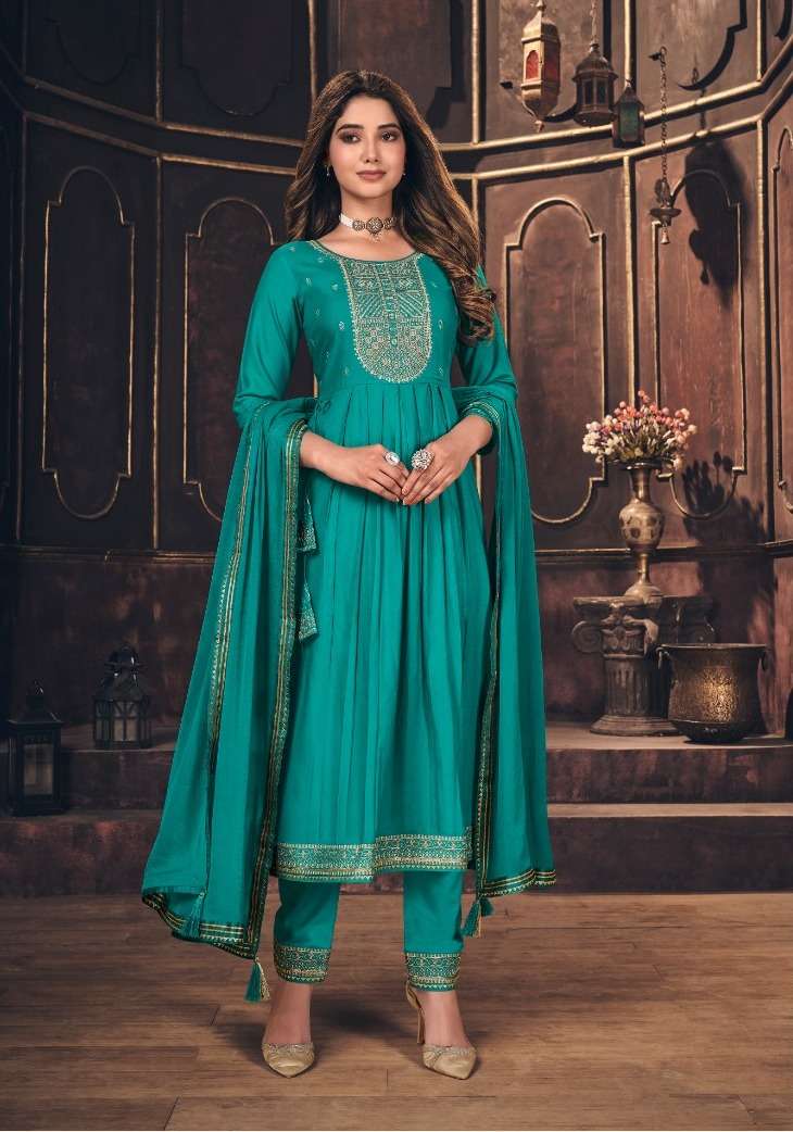 Rangoon MAHIMA Naira Cut Kurti Wholesale catalog