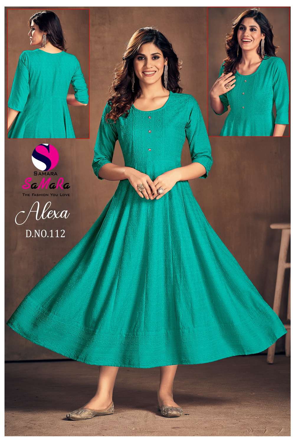 SaMaRa ALEXA D-112 Kurti Wholesale catalog