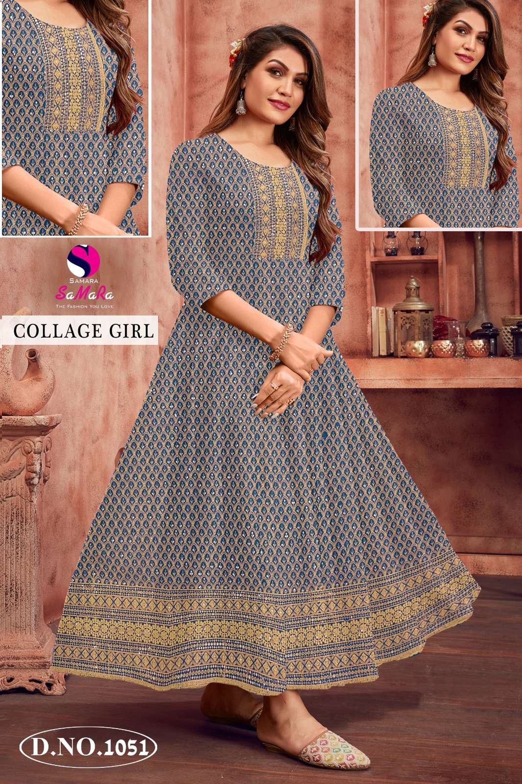 COLLEGE GIRL BY SAMARA RAYON FULL STICHED KURTIS WHOLESALE